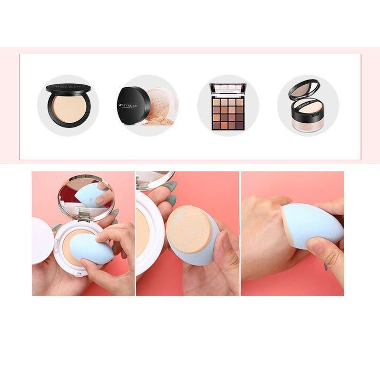 メイク用スポンジ 4個セット メイク用パフ | PlusNao | 詳細画像5 