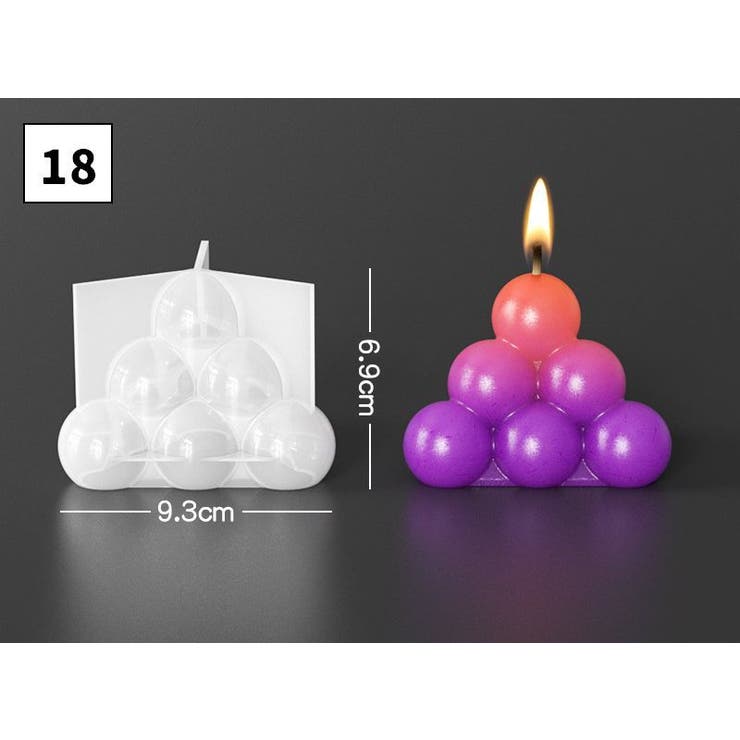 キャンドルモールド シリコンモールド 単品 | PlusNao | 詳細画像10 