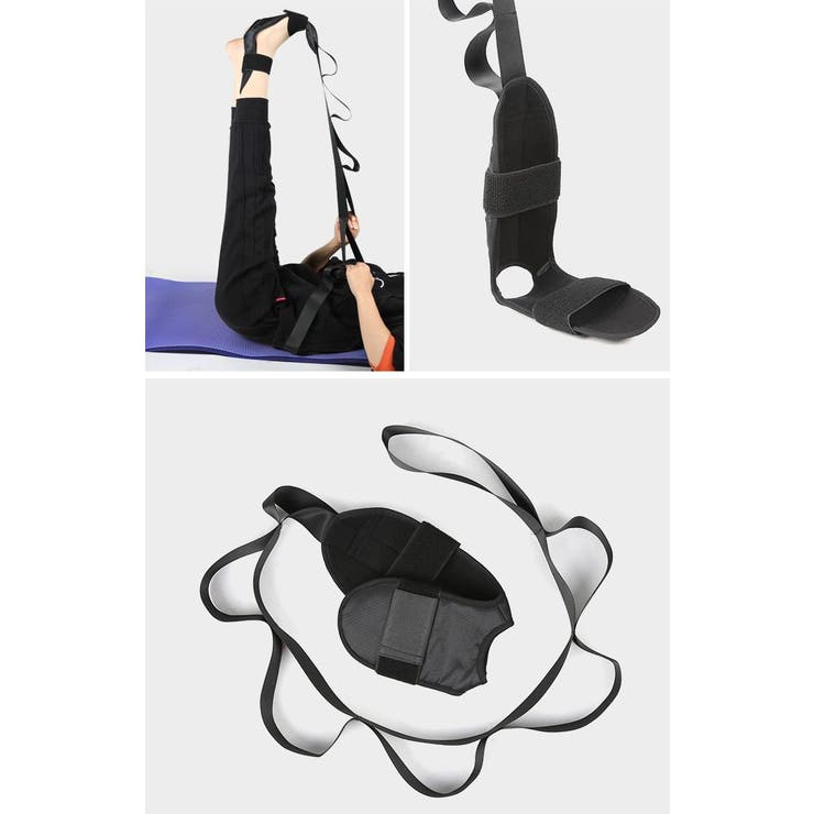 ストレッチストラップ トレーニングチューブ ヨガストレッチベルト | PlusNao | 詳細画像8 