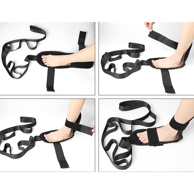 ストレッチストラップ トレーニングチューブ ヨガストレッチベルト | PlusNao | 詳細画像9 