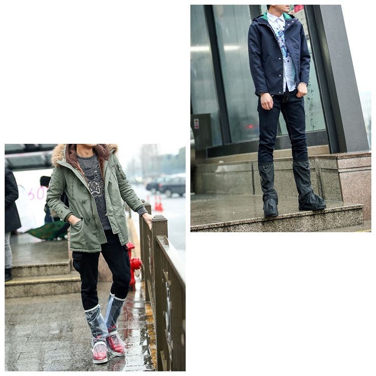 レインシューズカバー レインブーツカバー レインカバー | PlusNao | 詳細画像5 