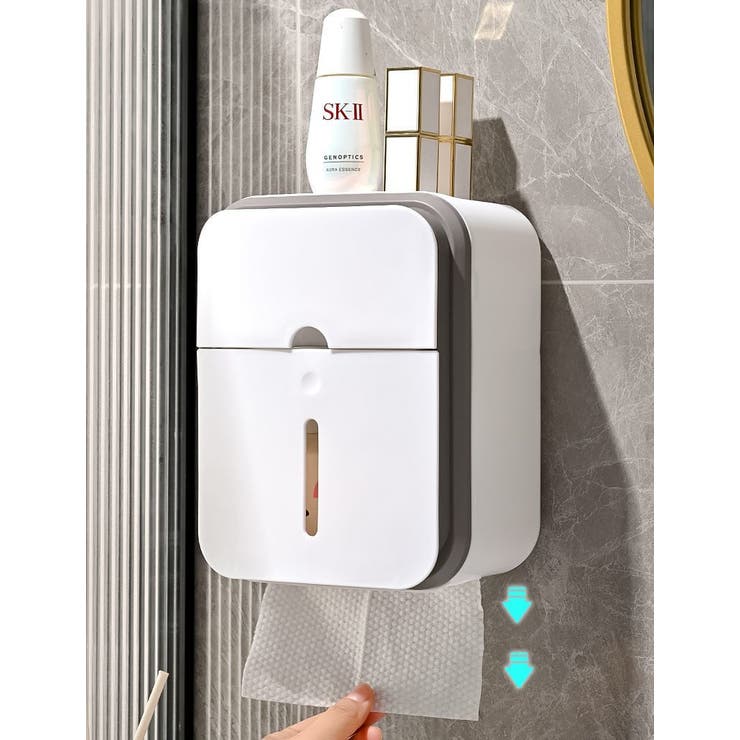 トイレットペーパーホルダー ペーパータオルホルダー ティッシュケース | PlusNao | 詳細画像2 