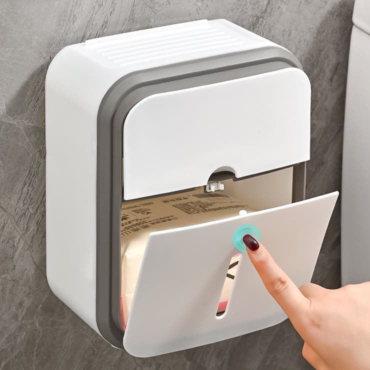 トイレットペーパーホルダー ペーパータオルホルダー ティッシュケース | PlusNao | 詳細画像4 