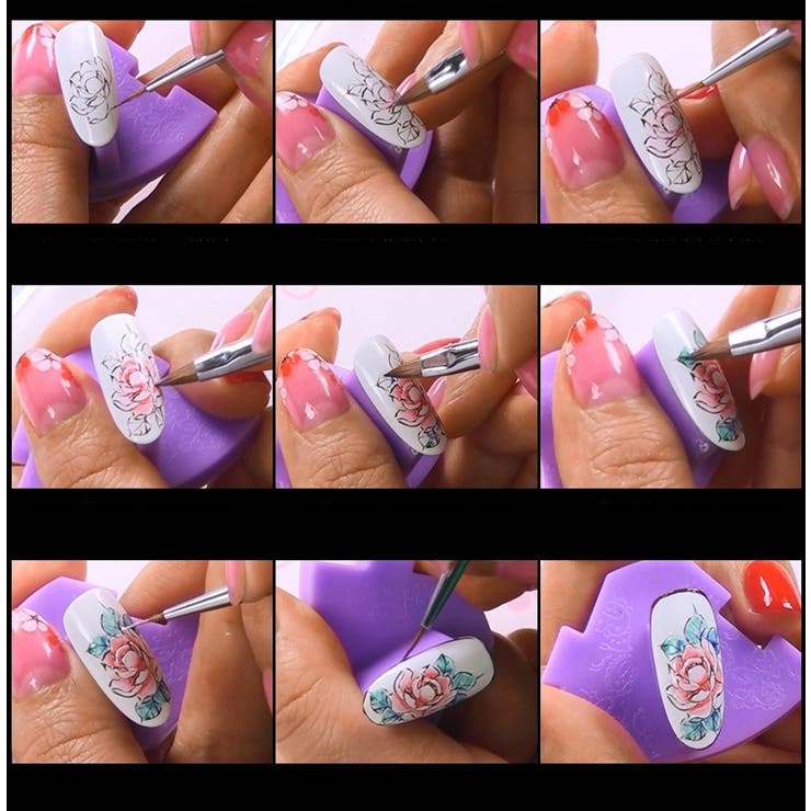 ネイルアートブラシ 10本セット ジェルネイル | PlusNao | 詳細画像7 