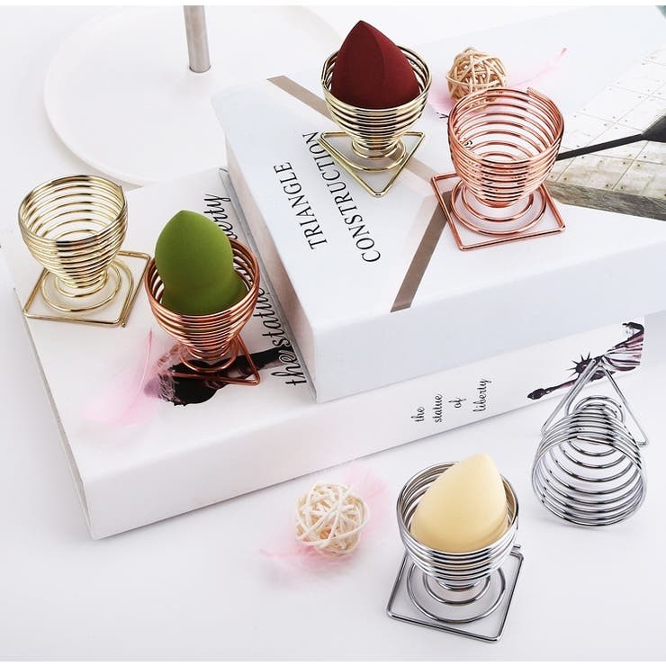 メイクスポンジスタンド メイクスポンジホルダー メイクパフ | PlusNao | 詳細画像3 