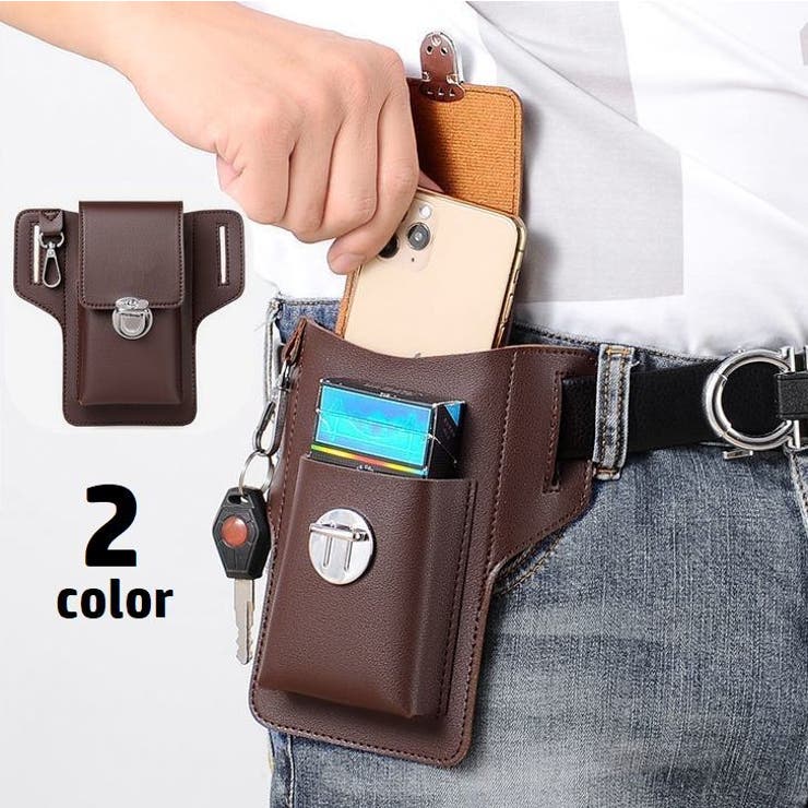 ベルトポーチ スマホポーチ メンズ | PlusNao | 詳細画像1 