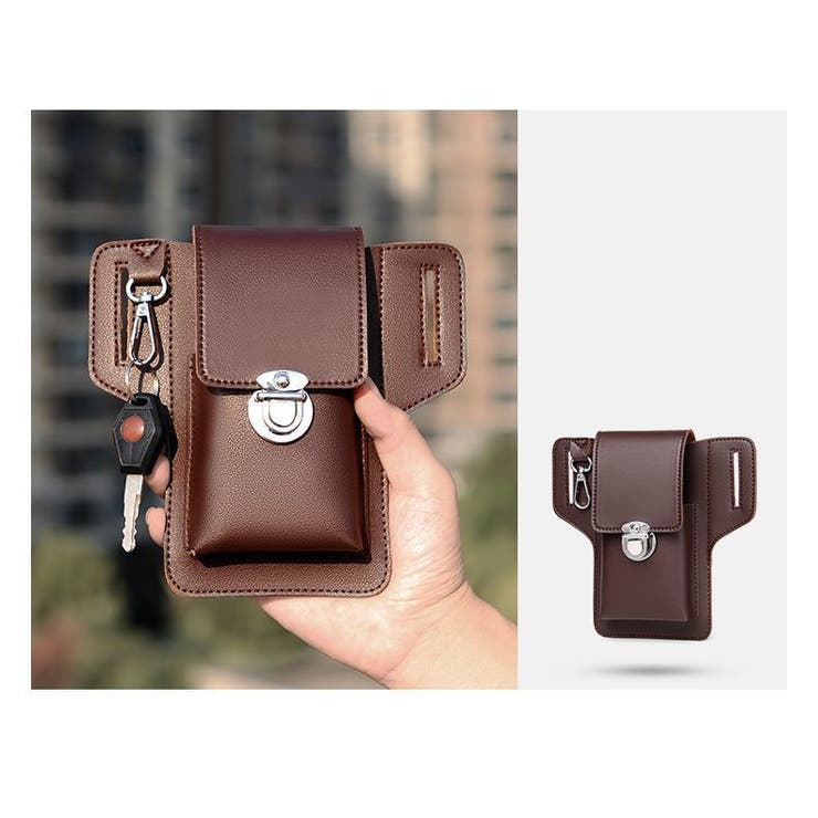 ベルトポーチ スマホポーチ メンズ | PlusNao | 詳細画像3 