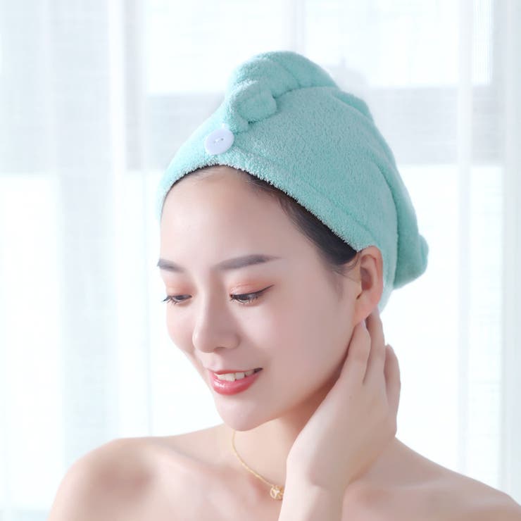 タオルキャップ ヘアキャップ ヘアドライタオル | PlusNao | 詳細画像3 
