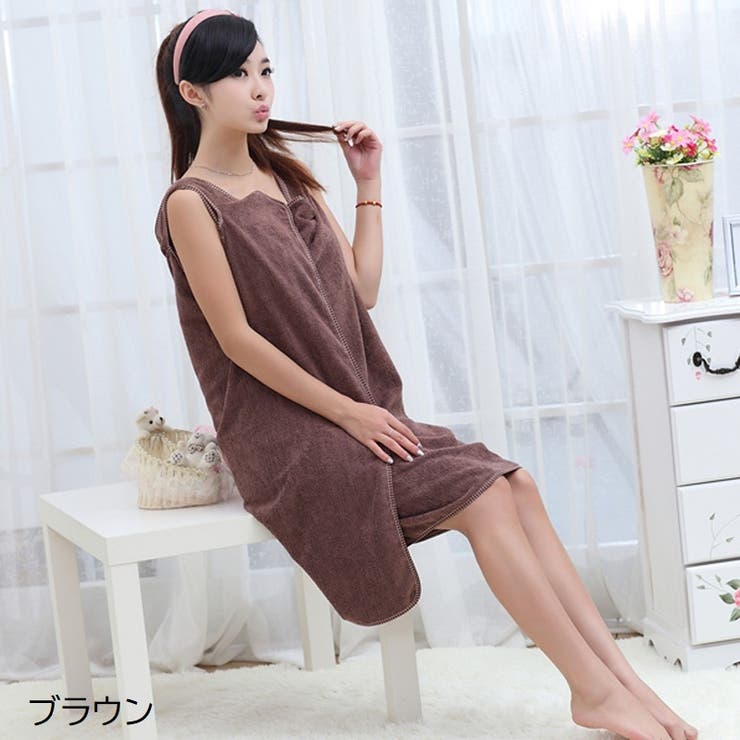 バスローブ ラップタオル 着るバスタオル | PlusNao | 詳細画像14 