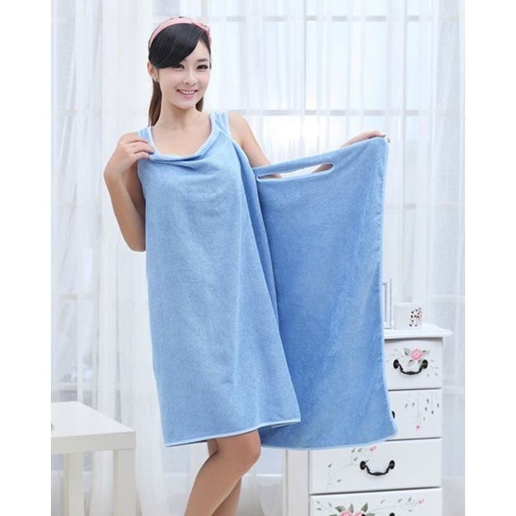 バスローブ ラップタオル 着るバスタオル | PlusNao | 詳細画像2 