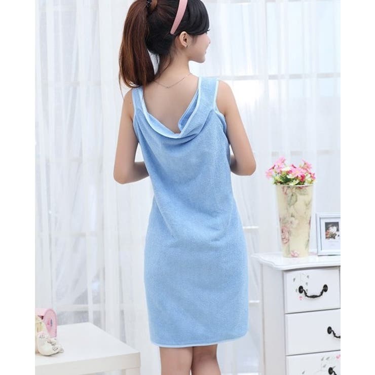 バスローブ ラップタオル 着るバスタオル | PlusNao | 詳細画像3 