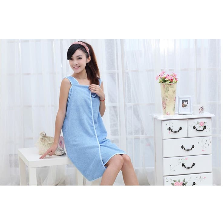 バスローブ ラップタオル 着るバスタオル | PlusNao | 詳細画像4 