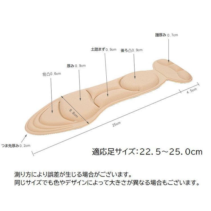 インソール 中敷き 男女兼用 | PlusNao | 詳細画像14 