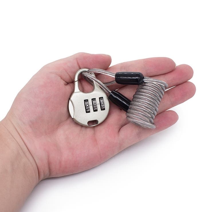 ワイヤーロック ダイヤルロック ナンバー式 | PlusNao | 詳細画像7 