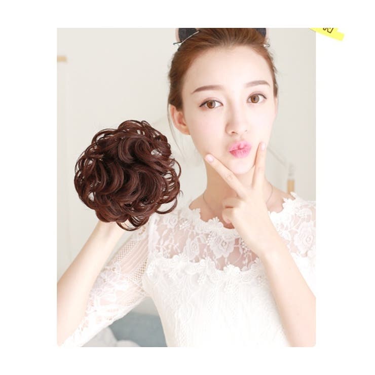 お団子ウィッグ ポイントウィッグ レディース | PlusNao | 詳細画像3 