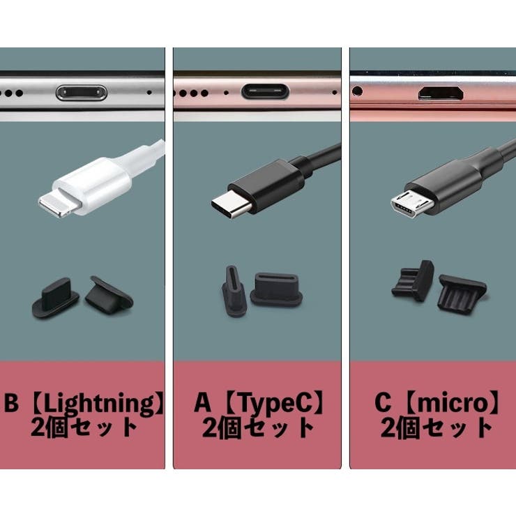 コネクタカバー 2個セット Lightning | PlusNao | 詳細画像12 