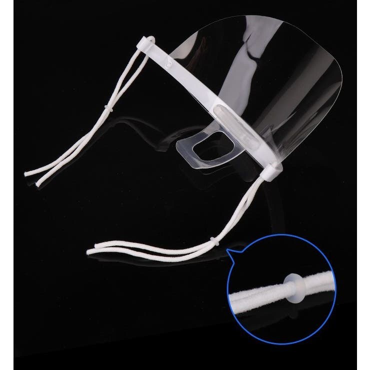 プラスチックマスク マウスシールド 10枚入り | PlusNao | 詳細画像6 