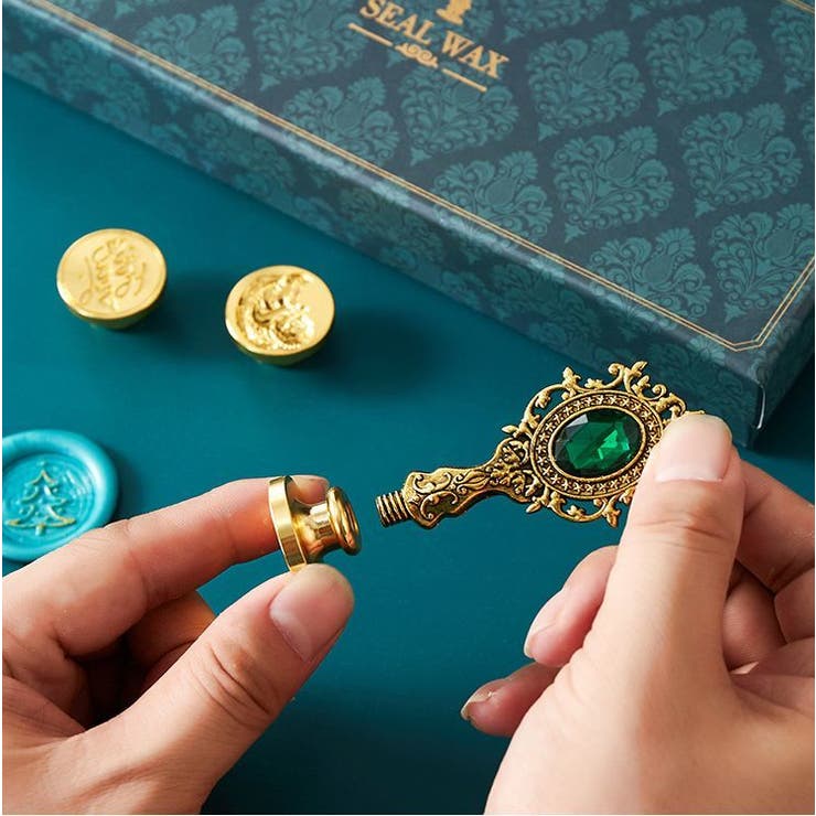 シーリングスタンプセット シーリングワックス ハンドル | PlusNao | 詳細画像5 