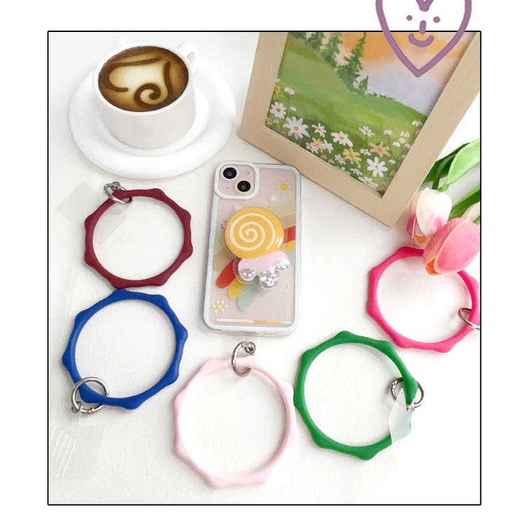ハンドストラップ スマートフォン アクセサリー | PlusNao | 詳細画像9 