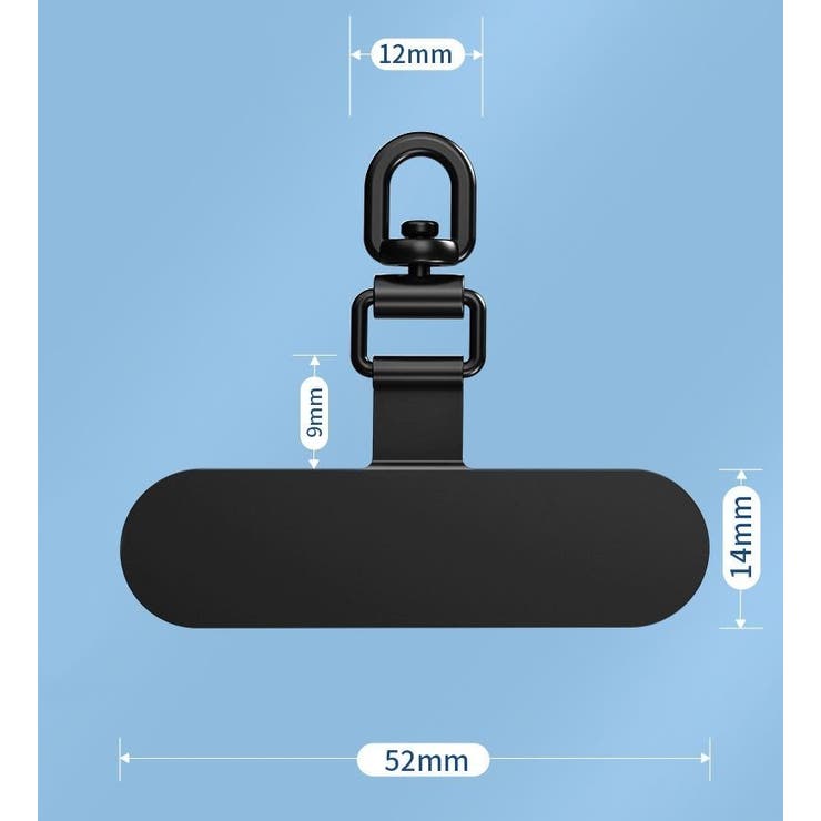ストラップホルダー ステンレス金属製 スマホケースに挟むだけ | PlusNao | 詳細画像18 
