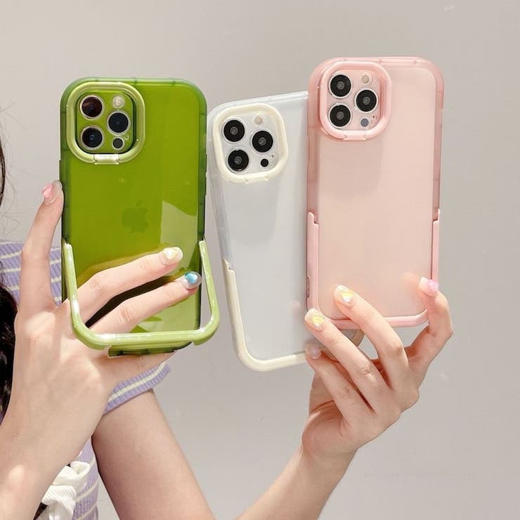 iPhoneケース スタンド機能付き 半透明 | PlusNao | 詳細画像4 