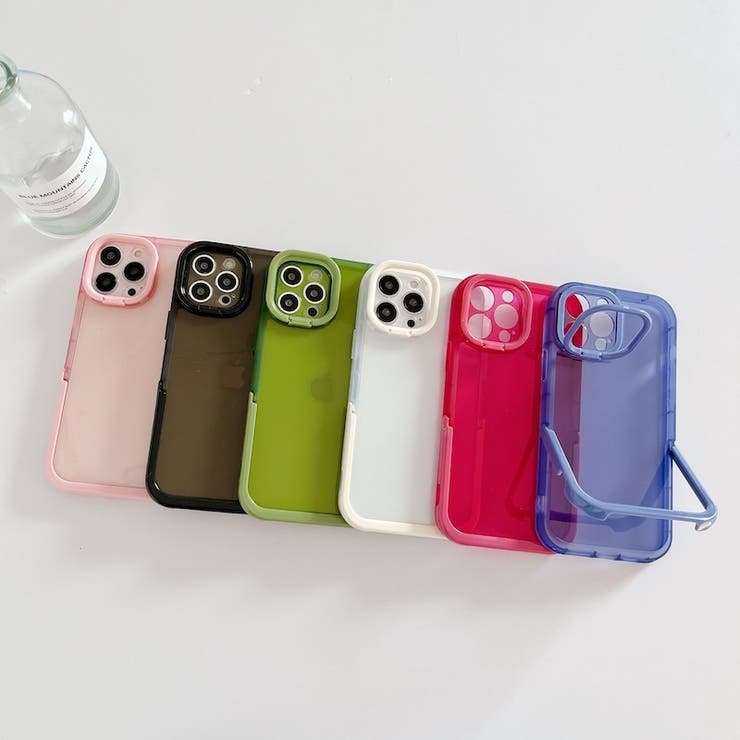 iPhoneケース スタンド機能付き 半透明 | PlusNao | 詳細画像5 