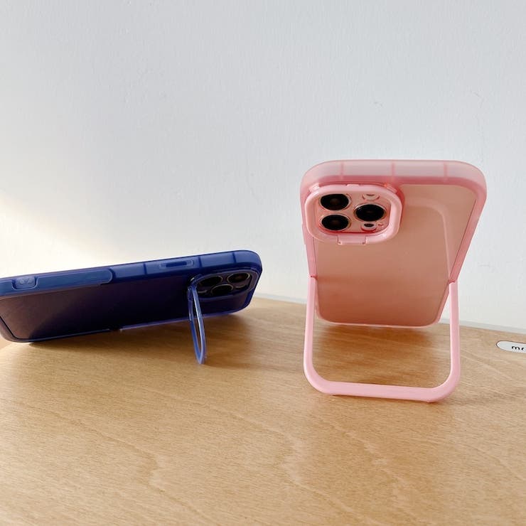 iPhoneケース スタンド機能付き 半透明 | PlusNao | 詳細画像7 