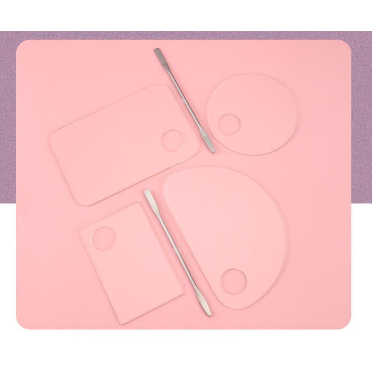 アクリルクリアパレット スパチュラ付き ネイル用品 | PlusNao | 詳細画像2 