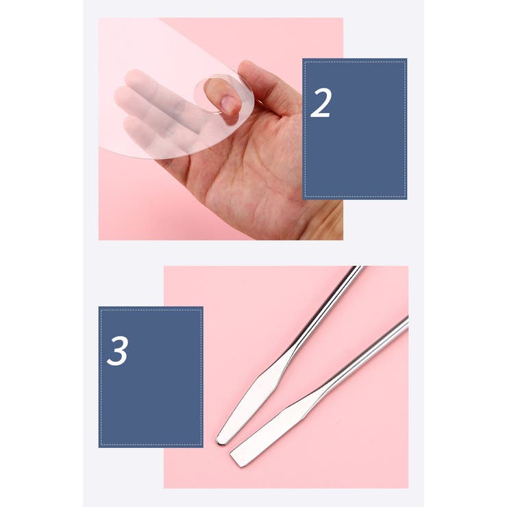 アクリルクリアパレット スパチュラ付き ネイル用品 | PlusNao | 詳細画像6 