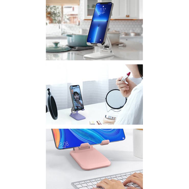 スマホスタンド スマホホルダー 卓上 | PlusNao | 詳細画像3 