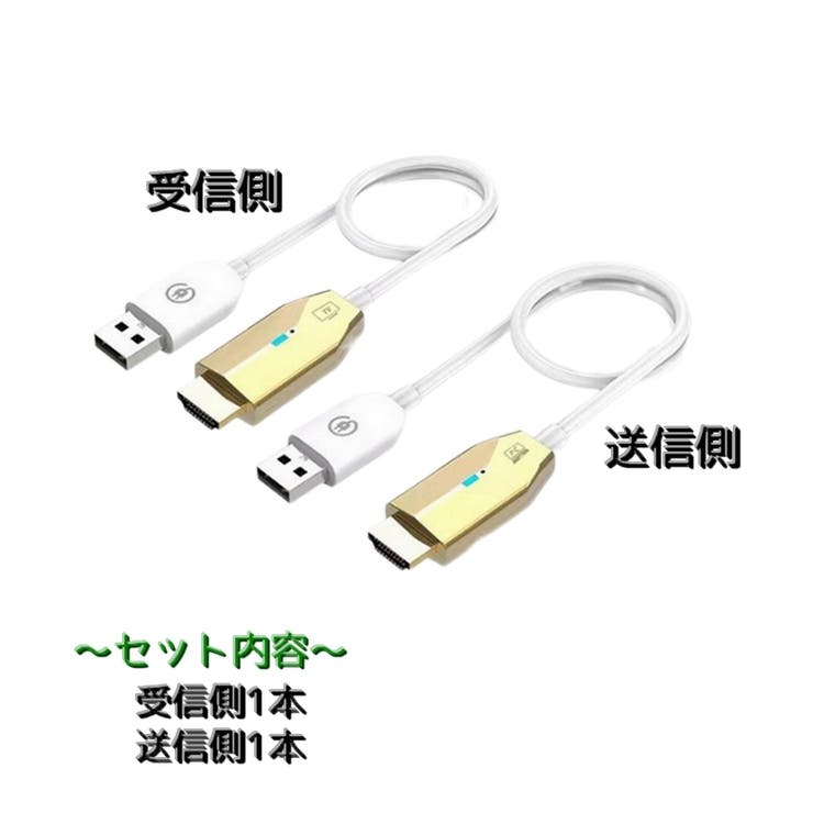 ワイヤレスHDMIエクステンダー 送受信セット 2本 | PlusNao | 詳細画像3 