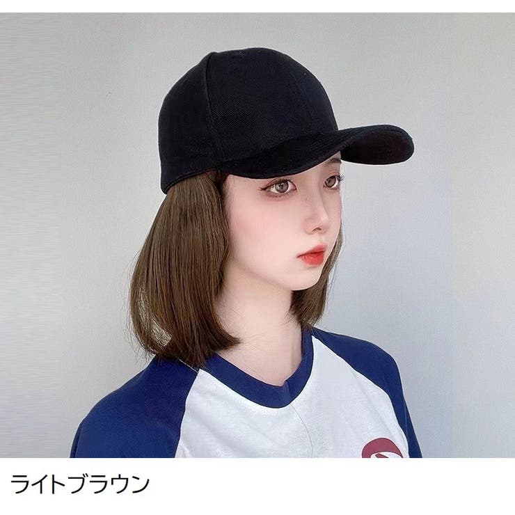 帽子付きウィッグ キャップウィッグ 帽子ウィッグ | PlusNao | 詳細画像18 