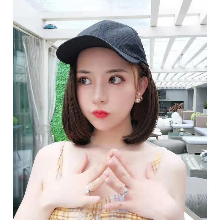 帽子付きウィッグ キャップウィッグ 帽子ウィッグ | PlusNao | 詳細画像2 