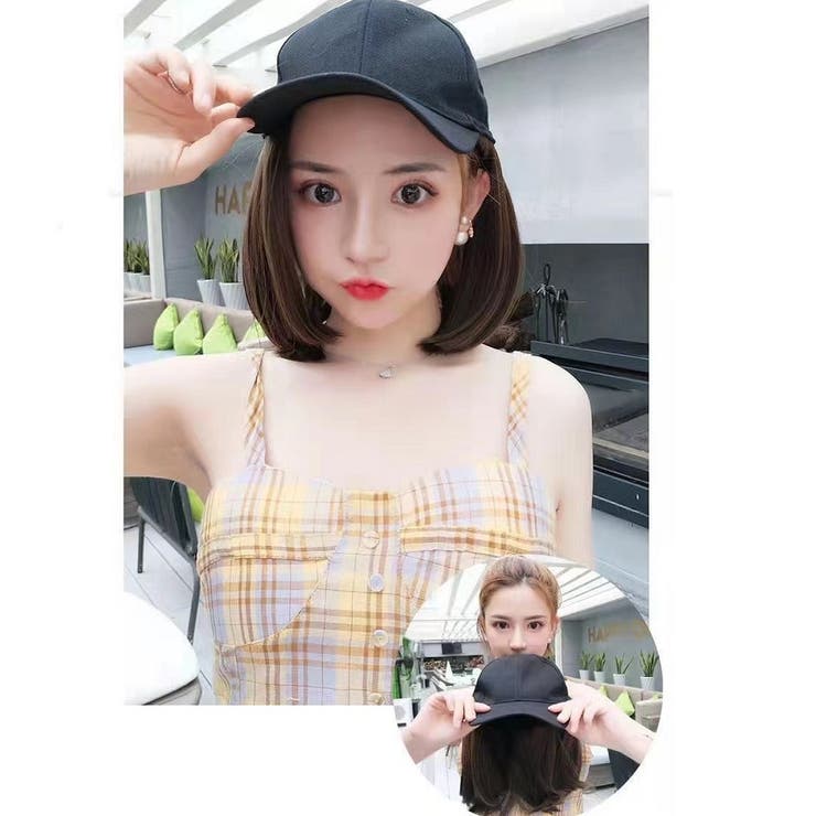 帽子付きウィッグ キャップウィッグ 帽子ウィッグ | PlusNao | 詳細画像4 