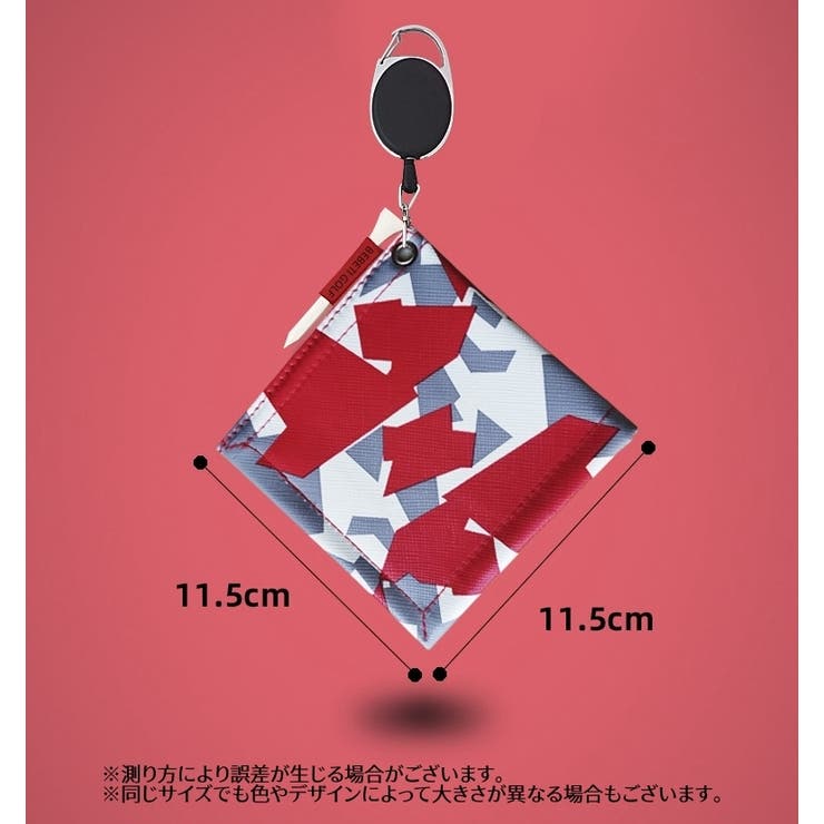 フック付きタオル ゴルフボールクリーナー ティー付き | PlusNao | 詳細画像12 