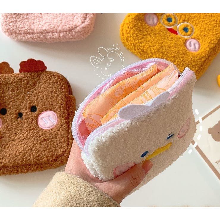 サニタリーポーチ ナプキン用ポーチ 生理用品入れ | PlusNao | 詳細画像4 
