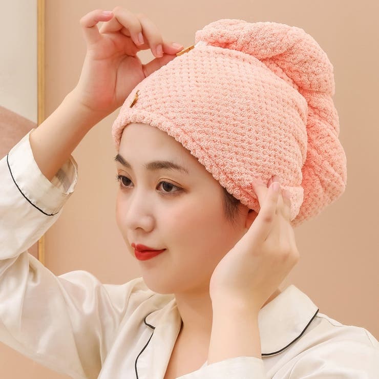 ヘアドライタオル タオルキャップ バス用品 | PlusNao | 詳細画像3 