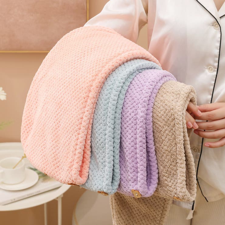 ヘアドライタオル タオルキャップ バス用品 | PlusNao | 詳細画像7 