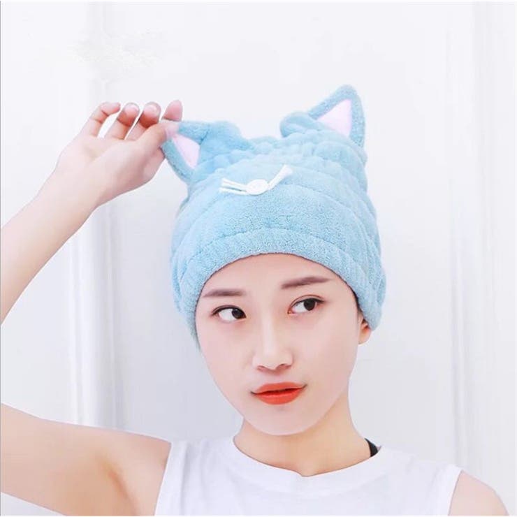 ヘアドライタオル タオルキャップ ドライキャップ | PlusNao | 詳細画像2 