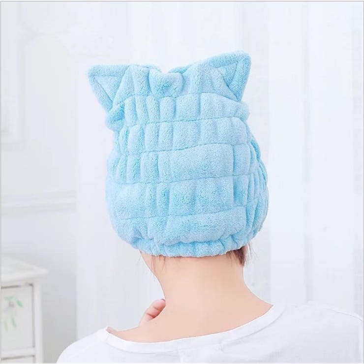 ヘアドライタオル タオルキャップ ドライキャップ | PlusNao | 詳細画像3 