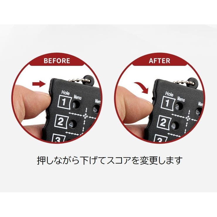 ゴルフスコアカウンター 1個 単品 | PlusNao | 詳細画像14 