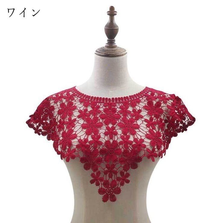 ネックラインレース 手芸用つけ襟 手芸材料 | PlusNao | 詳細画像10 