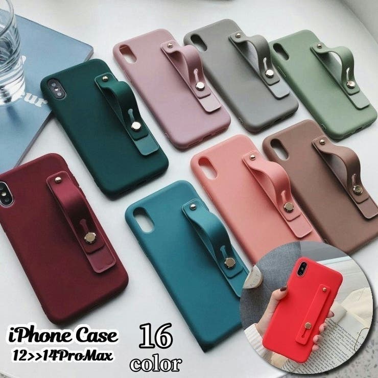 スマホケース スマホカバー 落下防止ベルト付き | PlusNao | 詳細画像1 