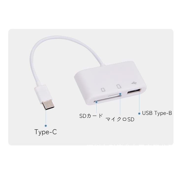 メモリーカードリーダー TypeC USBメモリ | PlusNao | 詳細画像5 