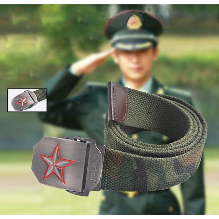 ベルト ミリタリー キャンバス | PlusNao | 詳細画像4 