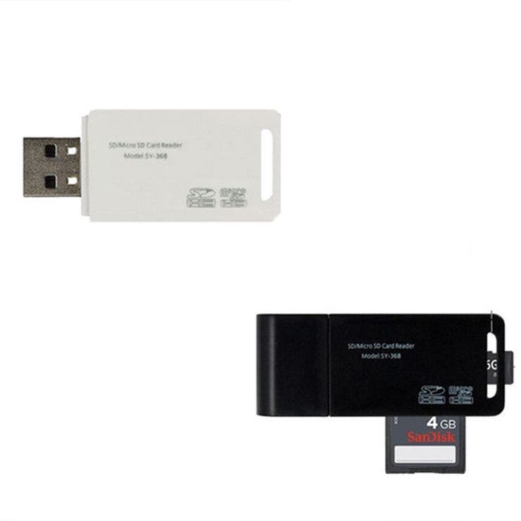 ポータブルカードリーダー MicroSDカードリーダー TFカード | PlusNao | 詳細画像2 
