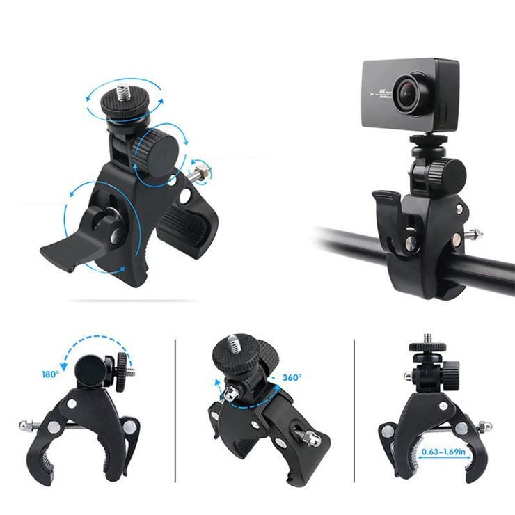 GoPro用マウント クランプ カメラスタンド | PlusNao | 詳細画像4 