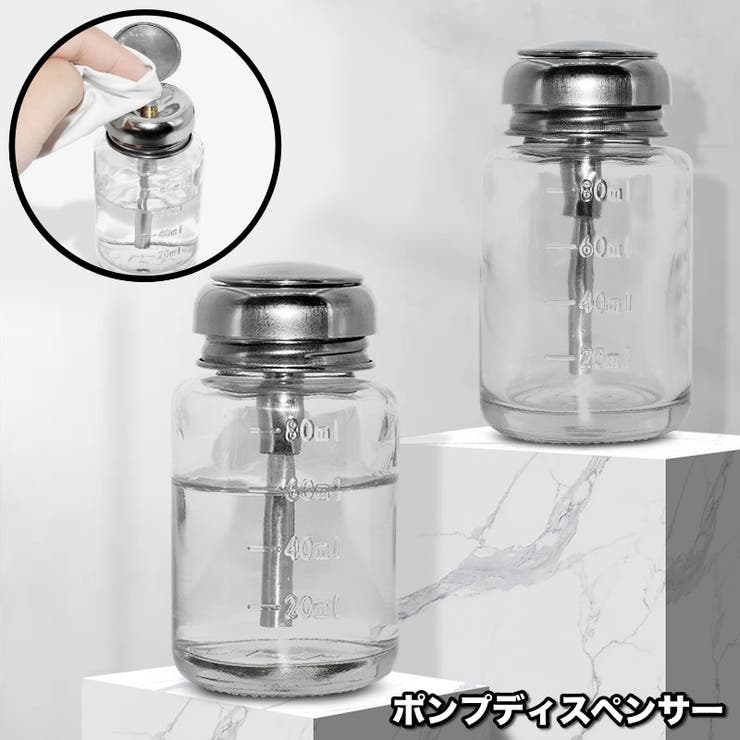 ポンプディスペンサー プレスボトル リムーバーボトル | PlusNao | 詳細画像1 