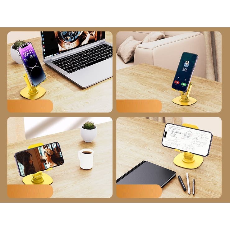 スマホスタンド 折りたたみ式 スマートフォンスタンド | PlusNao | 詳細画像8 
