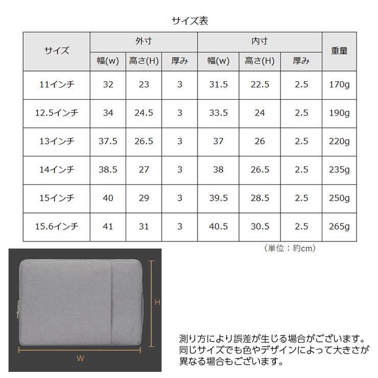 ノートパソコンケース タブレット PCバッグ | PlusNao | 詳細画像20 